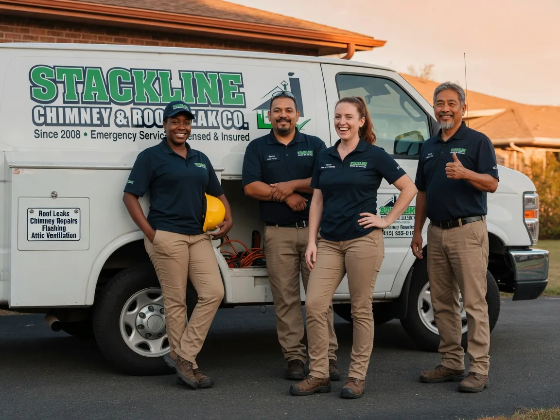 Chimney flashing repair company in Ottawa Lake, MI